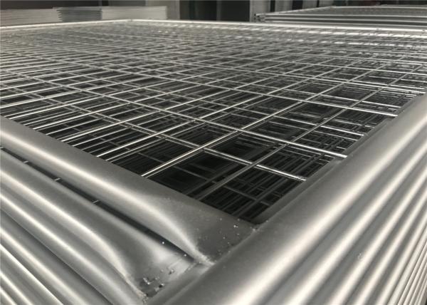 2.1mtr x 2.4mtr temporary fencing panels OD 32mm frame wall thick 2.00mm mesh 60mmx150mm diameter 3.00mm perth market