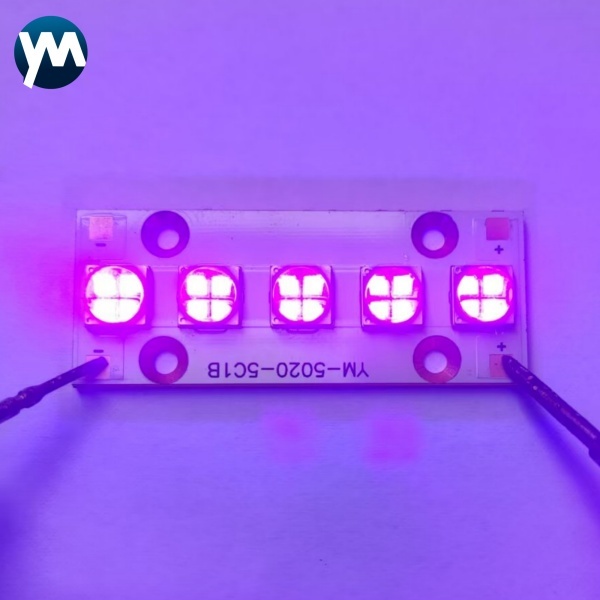 50W UV LED 365nm 395nm PCB Uv Led Lamp for Uv Dryer Uv Led Curing light uv led 3d printer
