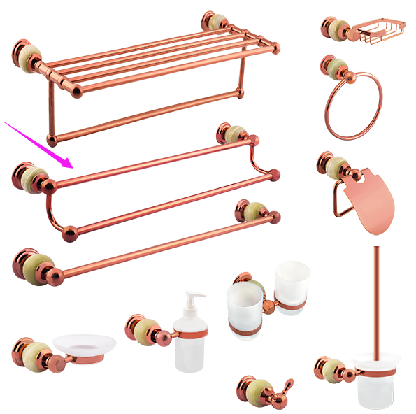 Прочный аксессуар для ванной стойки для полотенцев / полотенца для ванной 1218г Легкий вес