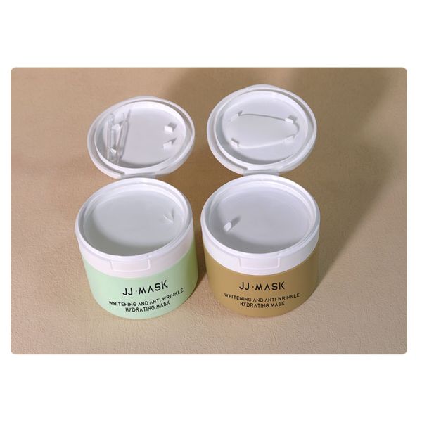 Contenedor de película de barro de exfoliación de 200 g de PP Jarrones cosméticos recargables para el cuidado de la piel Crema de productos para el cuidado de la piel Volumen 250 g / 200 g