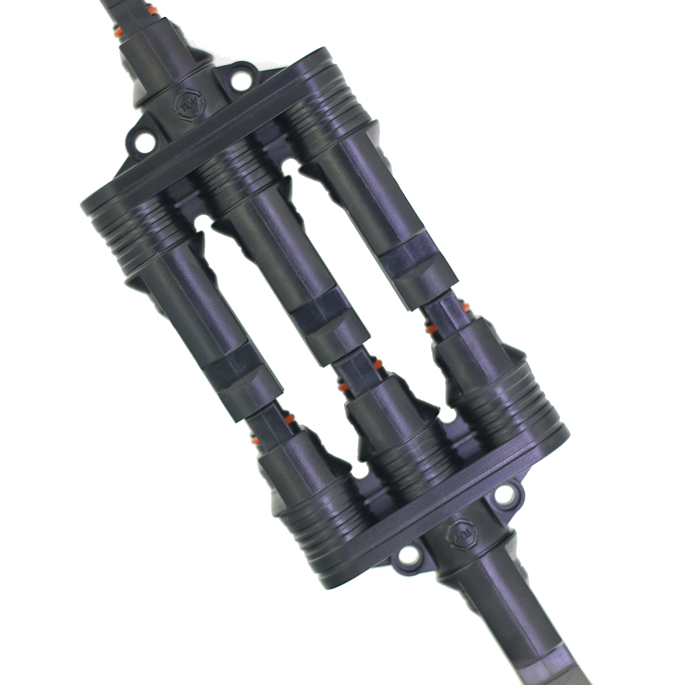 One In Four Solar Panel Connectors Male Female Parallel Branch Connectors ODM OEM