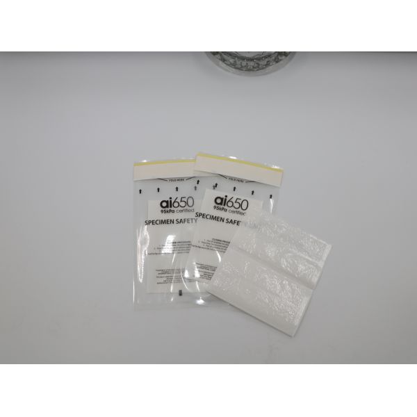 переход образца Biohazard замка застежка-молнии лаборатории 95kpa пластиковый кладет 3 в мешки/2layers