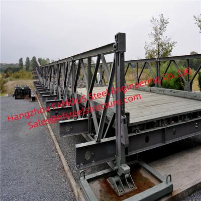 Load Capacity 40t Military Bailey Bridge Truss Easy Installation