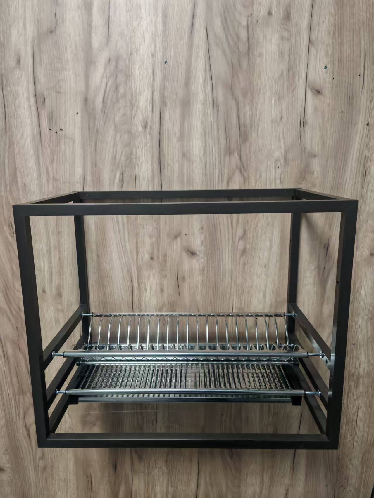 Custom Kitchen Storage Rack Cabinet Latest Design Metal Cupboard for Aluminum Dishes Dining Room Dining Islands & Carts