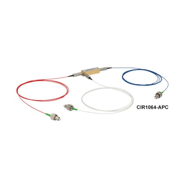 1064nm Wavelength Optical Fiber Circulator with FC APC Connector for Single Mode Applications