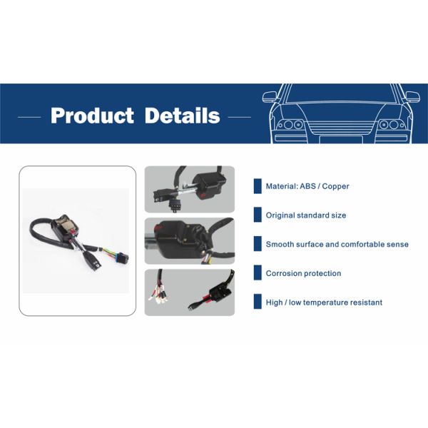 Auto Forklift Parts Truck Turn Signal Switch With Horn For Volkswagen VW Golf