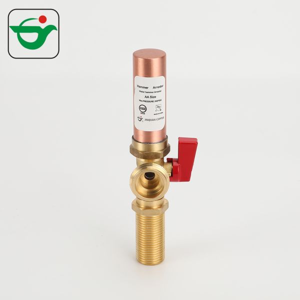 пригонки нажима 1/2» стоп угла Arrestor молотка воды латунной приспосабливая