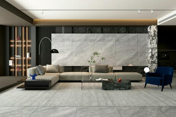 Carreaux durables 900x1800x9mm et briques de feu W.A 0,5% plancher extérieur en porcelaine vitrée carreaux poli pour maison
