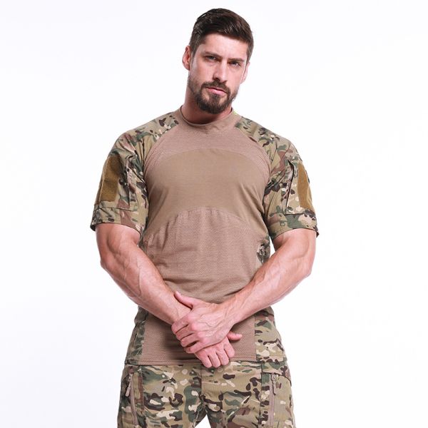 Outdoor Camouflage Frogwear Military Tactical Shirts 65% Polyester Frog Combat Uniform