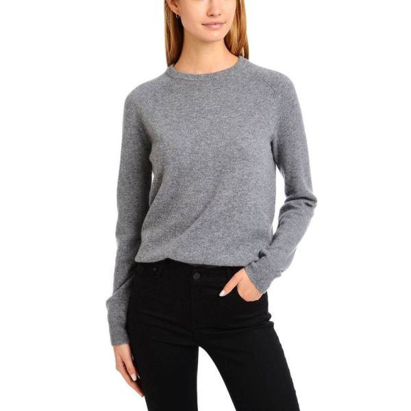 100% Cashmere Knit Cashmere Sweater Ladies Pullover Sweaters Round Neck