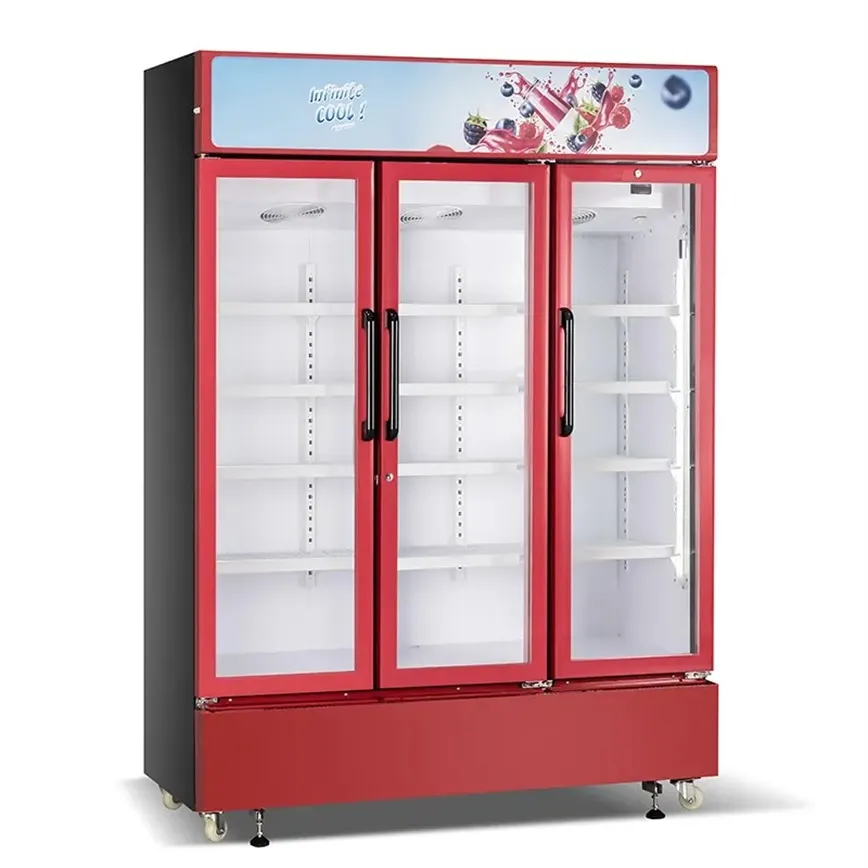 1000 Liters Chinese Suppliers Custom Freezer No Frost Upright Freezing Showcase Fridge Sc-1140