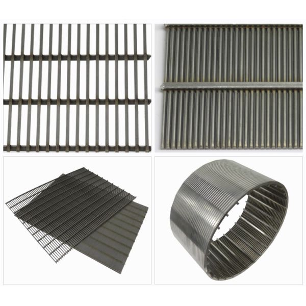 OEM / ODM Wedge Wire Screen Johnson Stainless Steel Sieve Screen
