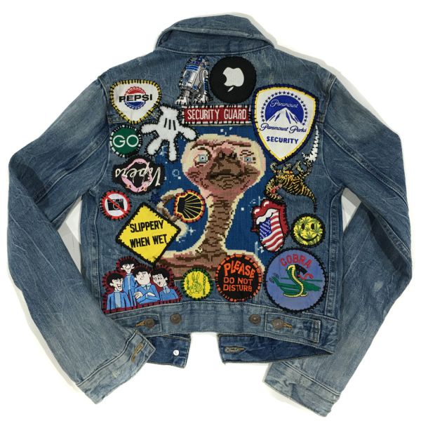 Custom Polyester cloth Garment Varsity Letter Patches Label Tags Washable