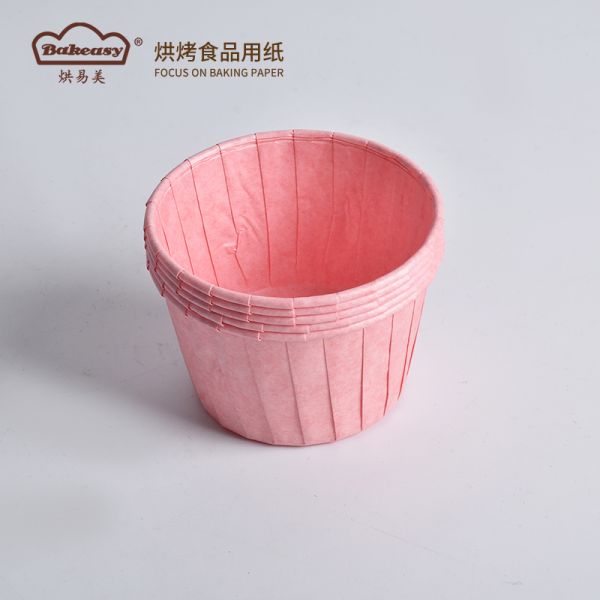Rolled Rim Muffin Cup for Cupcakes Greaseproof & Disposable Premium Food-Grade Liners