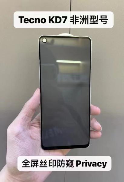 Protector de tela de privacidade livre de bolhas de borda curva 3D para qualquer modelo de telefone