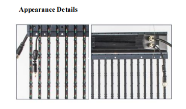 Ultra Lightweight Outdoor Curtain LED Display IP65 High Transparency