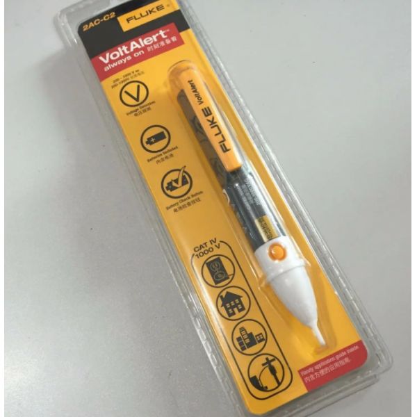 FLUKE 2AC-C2 200V-1000V Prueba del probador sin contacto Petroquímica Industria eléctrica Household Pen de prueba eléctrica