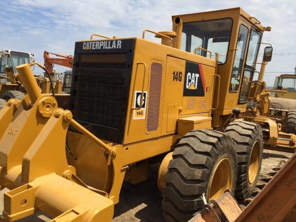 Original Japan Cat 14G 140H Used Road Graders For Infrastructure Projects