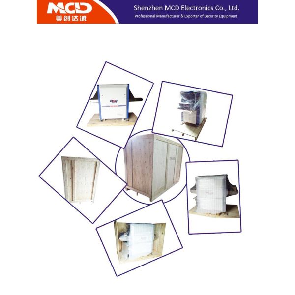 Блок развертки багажа аэропорта MCD 6550 x Рэй 0.2m/s для проверки безопасности