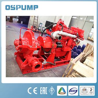 Horizontal Multi-Stage Fire Hydrant Pump Diesel Engine Fire Pump