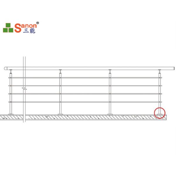 Фланец крышек плиты нержавеющей стали украшения 304 соответствующий на трубка 12мм