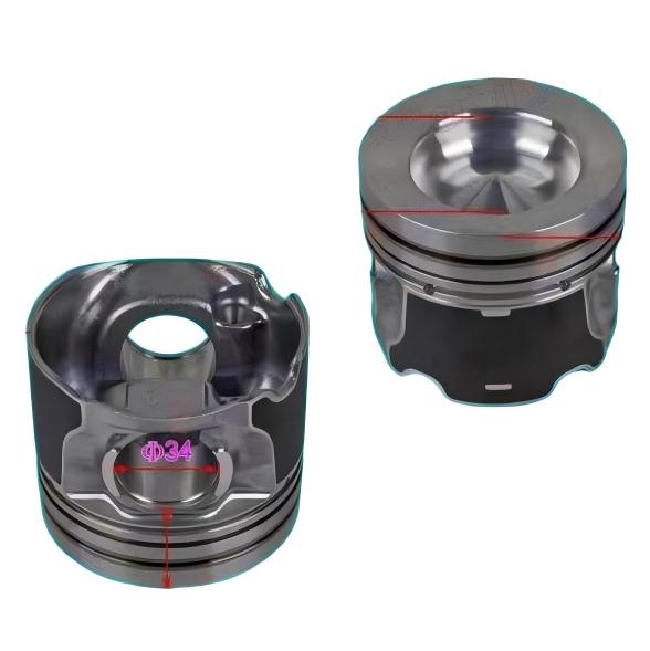 Long Lasting Engine 1004011-NE59J Piston For ISUZU 4KK1 Euro 6
