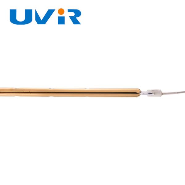 R7S 230V Lampe chauffante infrarouge quartz à revêtement doré