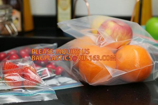 Large k Resealable Zipper Jumbo size Plastic Storage poly Bags with white block to label, Double tracking k