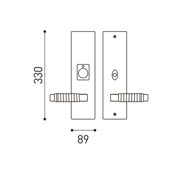High Level American Door Handles Morden Antique Brass Door Handles