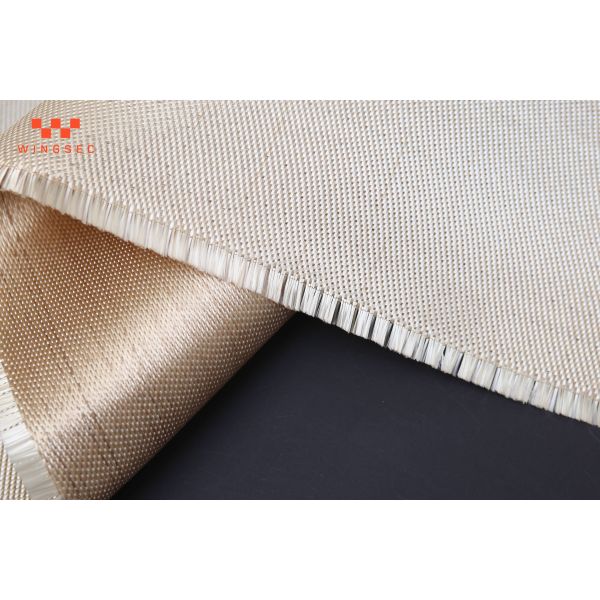 Tissu de fibre de verre tissée dorée BS476