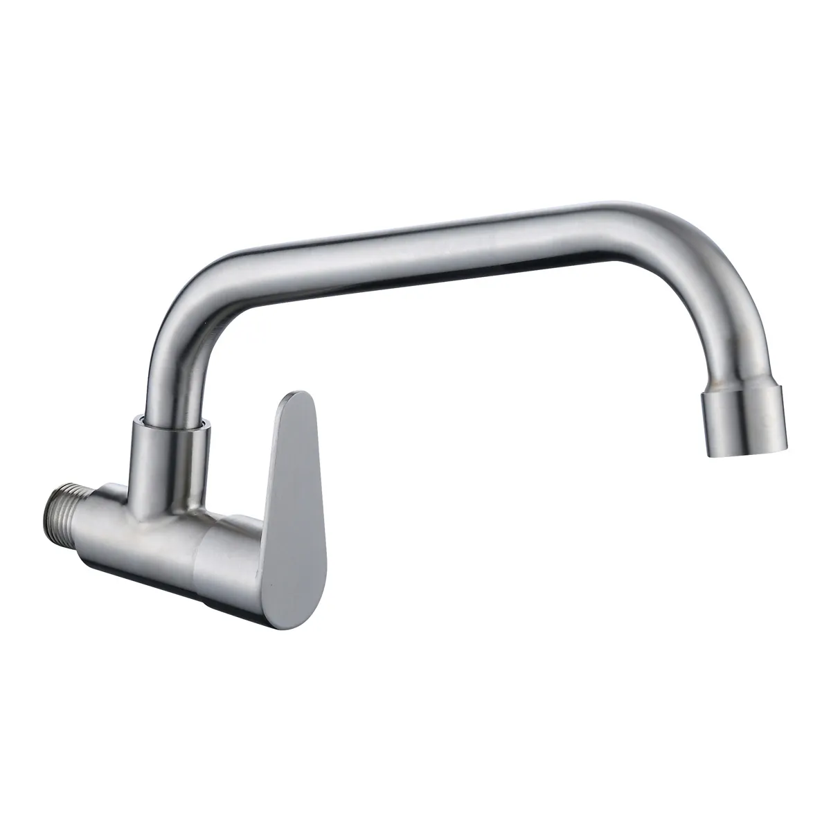 Chrome Finish Stainless Steel Kitchen Faucet Mixer With Hot Cold Water And Diverter