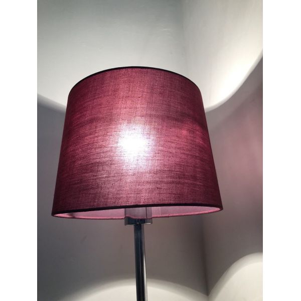 E14 E27 PVC Natural Linen Lampshade For Table Lamps OEM