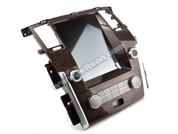 12.1 ScreenTesla Vertical Android Screen For Nissan Patrol Royale Armada Y62 2010-2020 Car Multimedia Stereo GPS Carplay Player