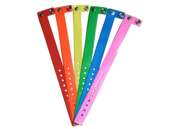 Classic Design Promotional Bracelets And Wristbands Durable Bi - Laminate Materials