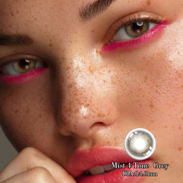 Prescripción coloreada natural 14m m de Grey Contact Lens Circle Lenses del ojo de KSSEYE no