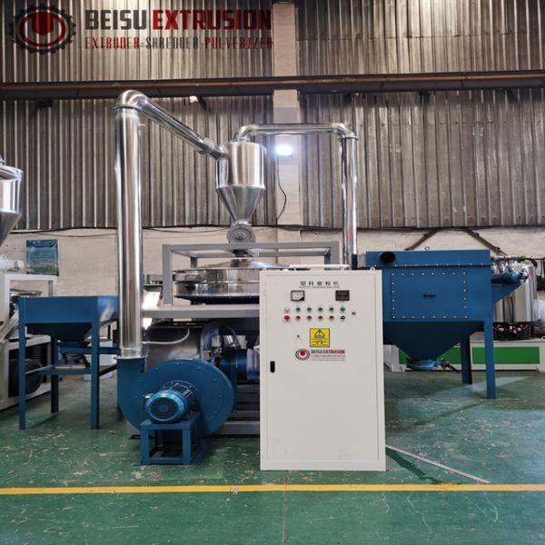Машина 500kg/H Pulverizer PVC лезвия диска 80 сеток