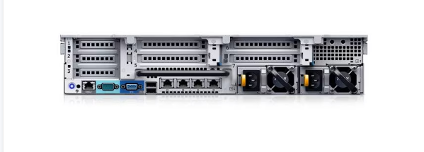 Приведенный сервер Dell Poweredge R730 в космосе шкафа 2U