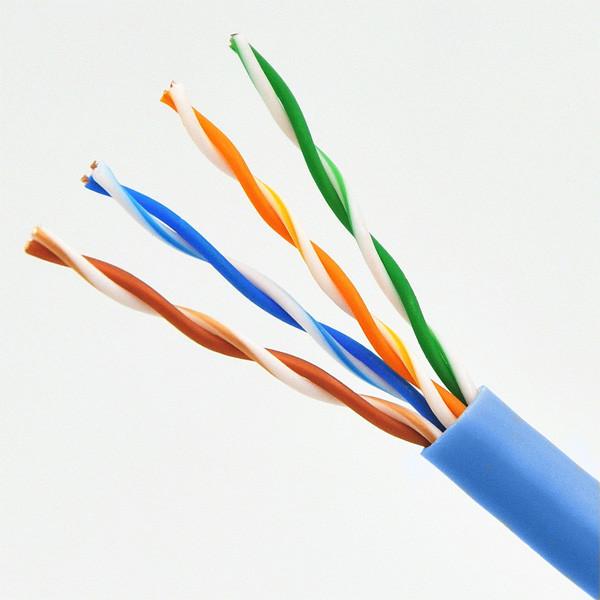 500ft CAT 6 Ethernet Cable 250MHz 23AWG 4 Pairs Blue Network Cable