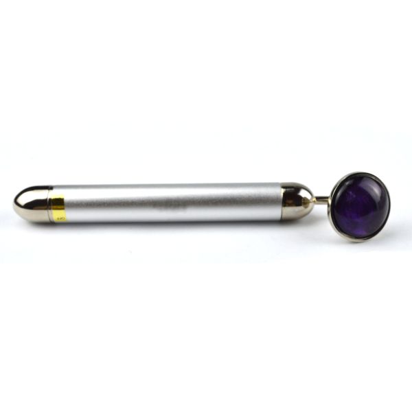 Customized Logo Natural Amethyst Acupressure Gua Sha Beauty Stick Massage Therapy Tool for Full Body Relaxing Massage