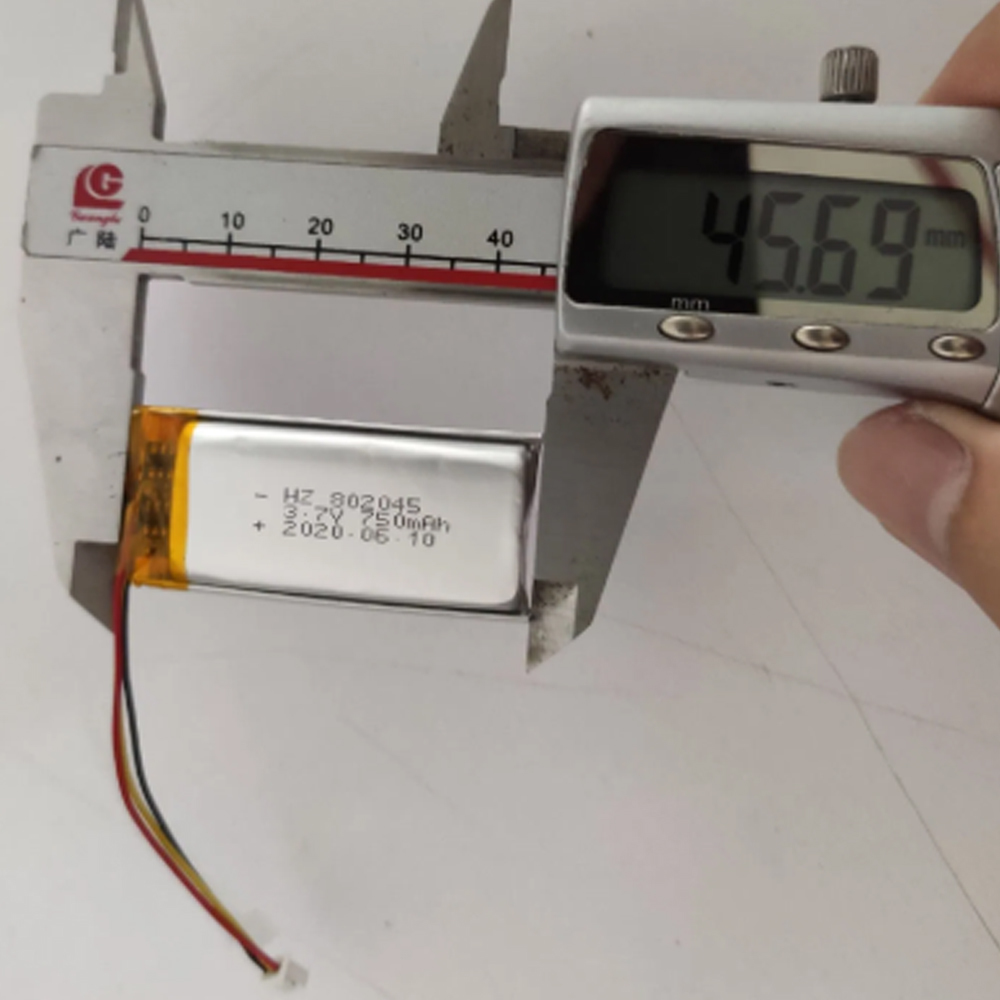 802045 3.7V 750mAh Li Polymer Rechargeable Battery For GPS Tracker Wearable Devices