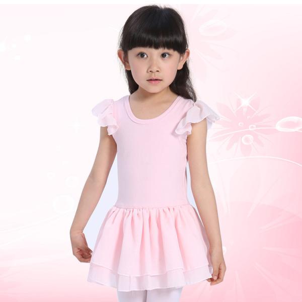 Children's dance clothes Ballet dress girls spring and summer leotard with short sleeves