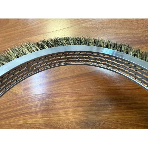 Stenter Machine Parts Ehwha Stenter Brush Wheel Aluminum Material Body Pig Hair Bristle Material