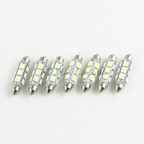 360 degree light Festoon LED bulb 12 SMD 5050 Festoon C5W LED Interior Dome number light
