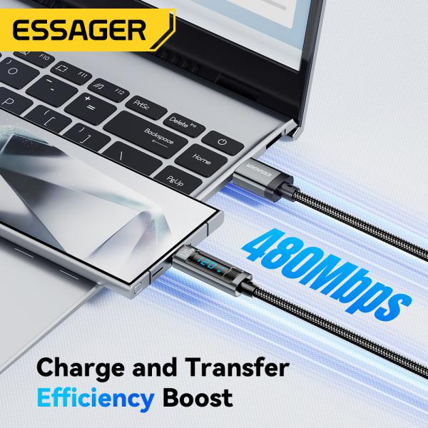Xiaomi Redmi 120W Type C 充電ケーブル USB A - USB C ESSAGER ES-X47