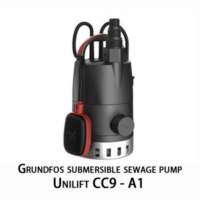 Pompes submersibles à étage unique pour les eaux propres et les eaux grises Pompes 50 Hz Frequence d'alimentation 1,88 L/S Débit nominal