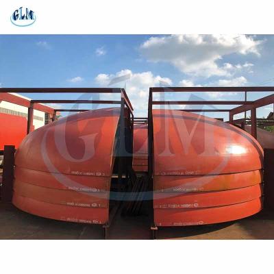 cabeça semi elíptica 2 do aço carbono de 4000mm a 1 300mm Torispherical tornado côncavo