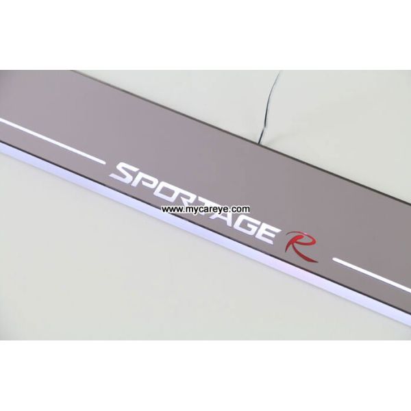 Kia Sportage custom car door welcome LED lights auto light sill pedal