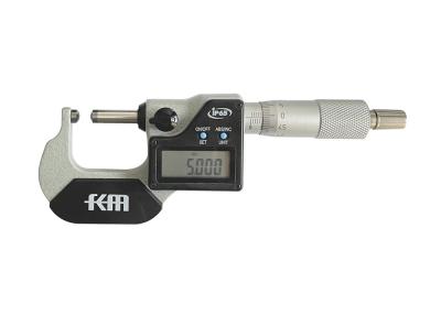 0-1'' IP65 Digital Tube Micrometer With Ball And Flat Measuring Face In Fitted Case