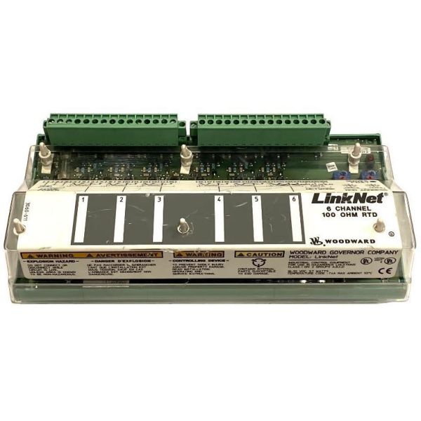 Woodward 9905-970 6-Channel LinkNet Channel Input Module with 0-10V and 0-20mA Signals and Plug-and-Play Design