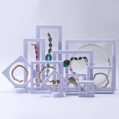 Multiple Sizes Square Plastic PE Film Jewelry Protector Ornament Storage Case